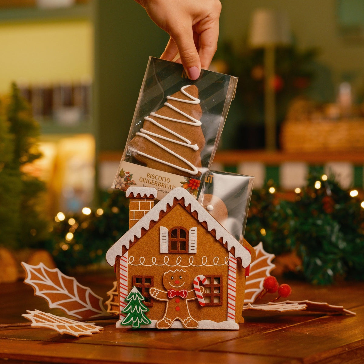 Casinha Gingerbread Feltro
