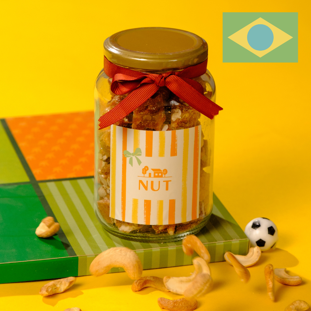 Crocante Dourado de Castanha de Caju (Brasil)
