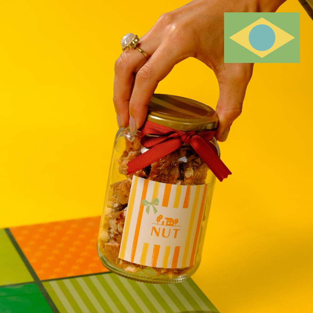Crocante Dourado de Castanha de Caju (Brasil)